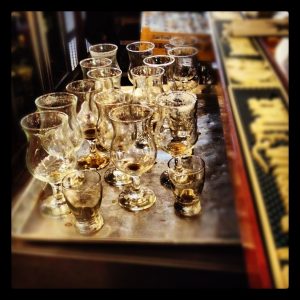 Empty Beer Glasses